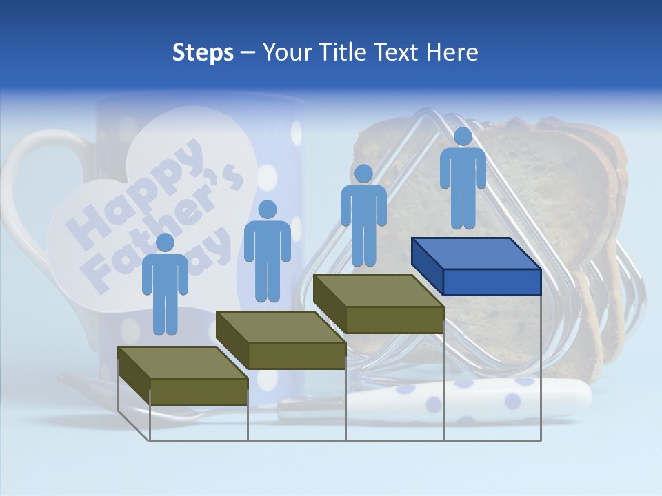 Heart Tag Breakfast PowerPoint Template