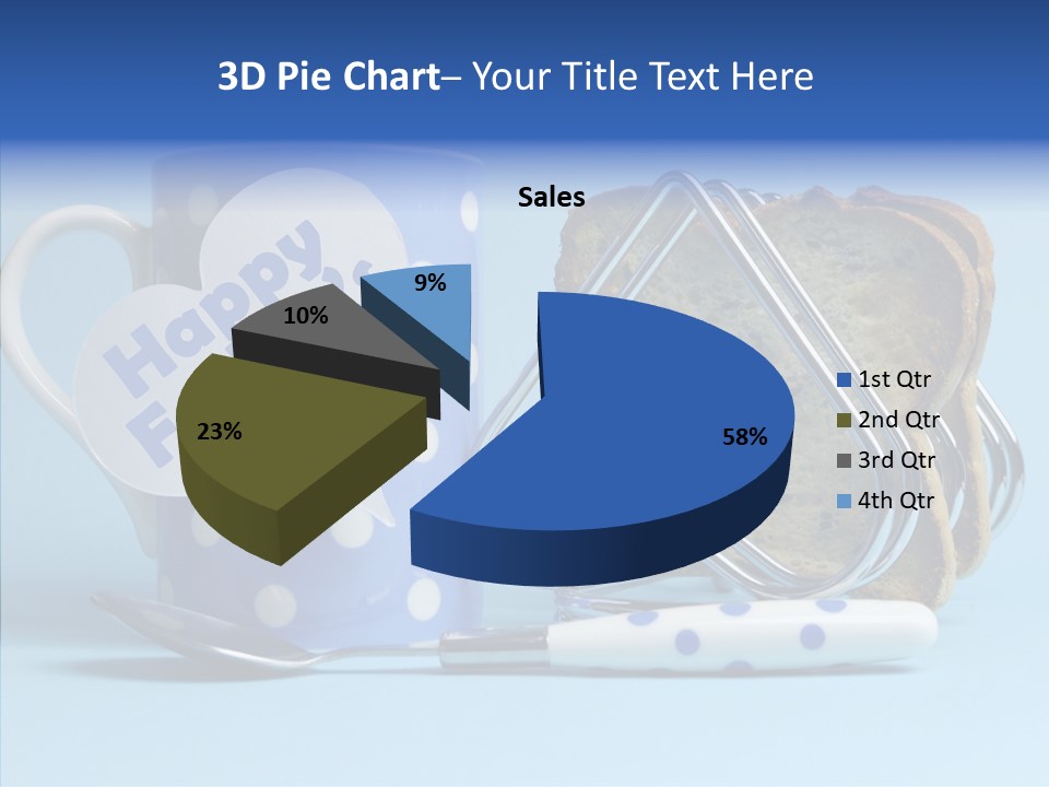 Heart Tag Breakfast PowerPoint Template