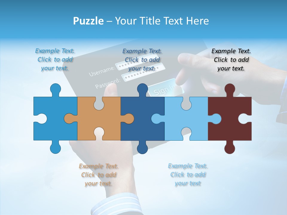 Confidential Security Bank PowerPoint Template