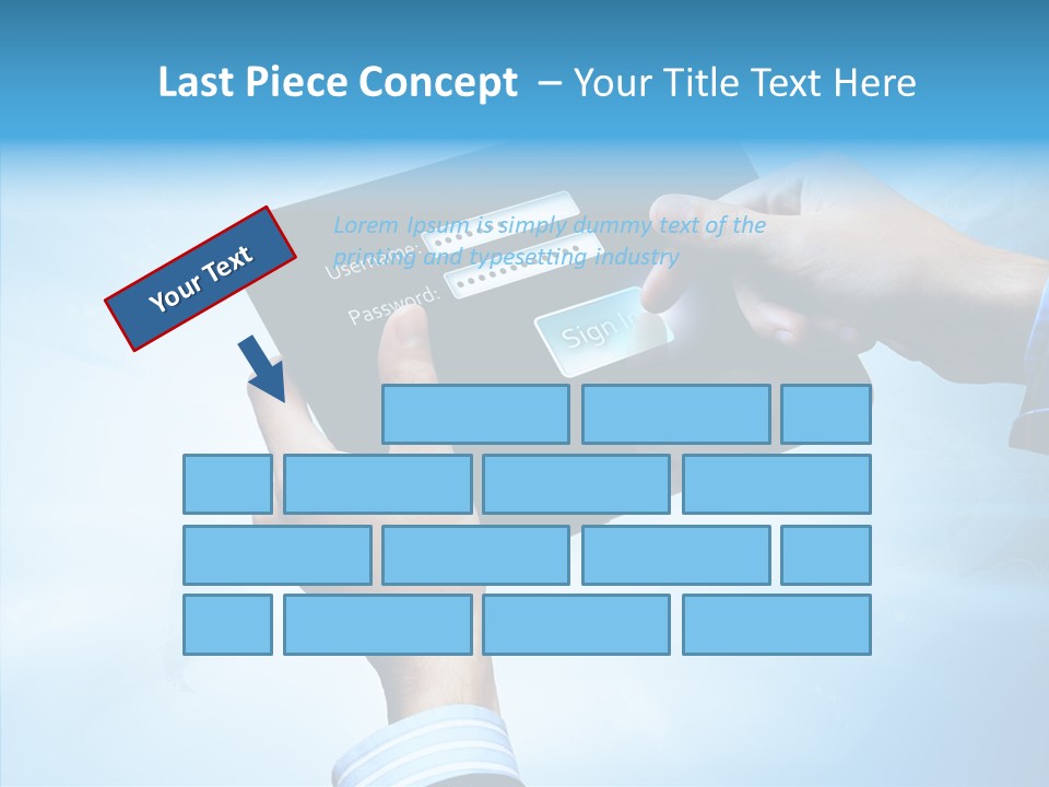 Confidential Security Bank PowerPoint Template