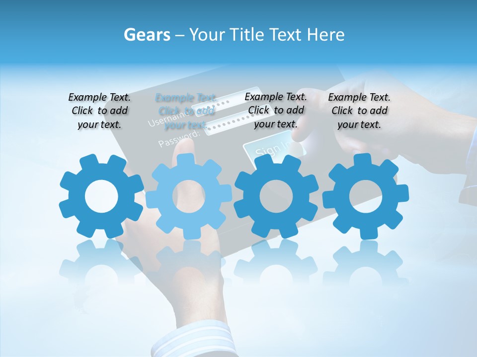 Confidential Security Bank PowerPoint Template