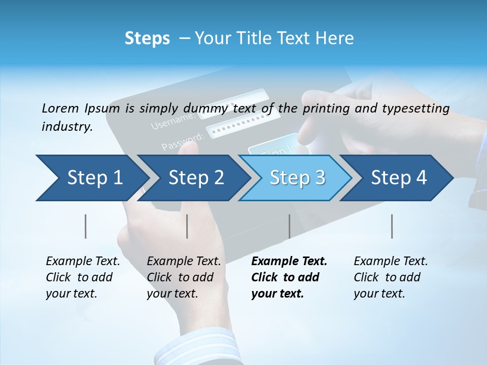 Confidential Security Bank PowerPoint Template