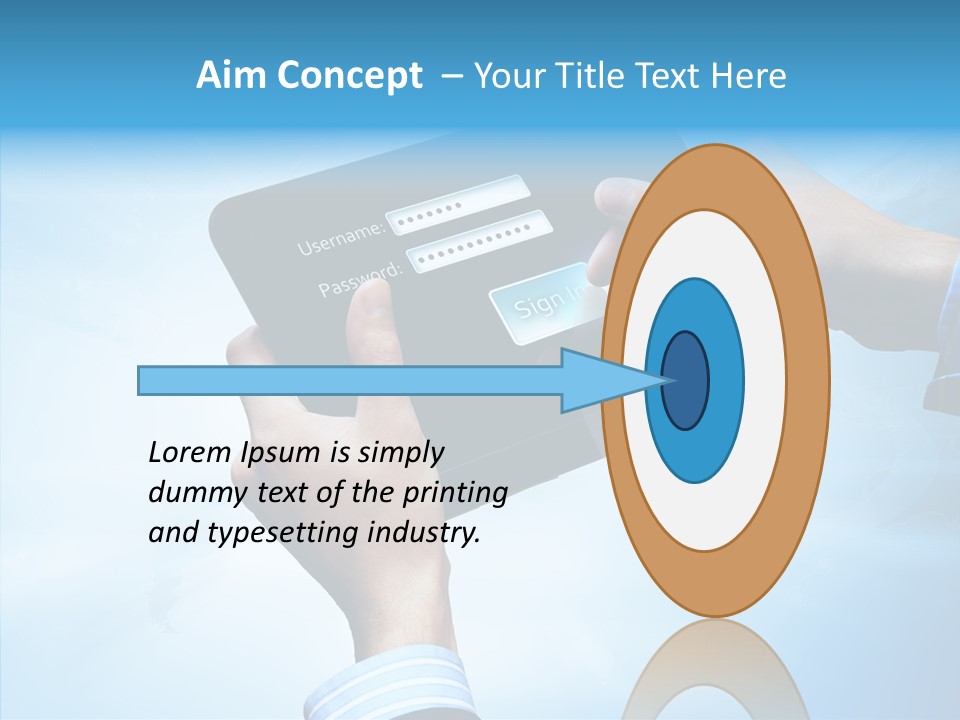 Confidential Security Bank PowerPoint Template
