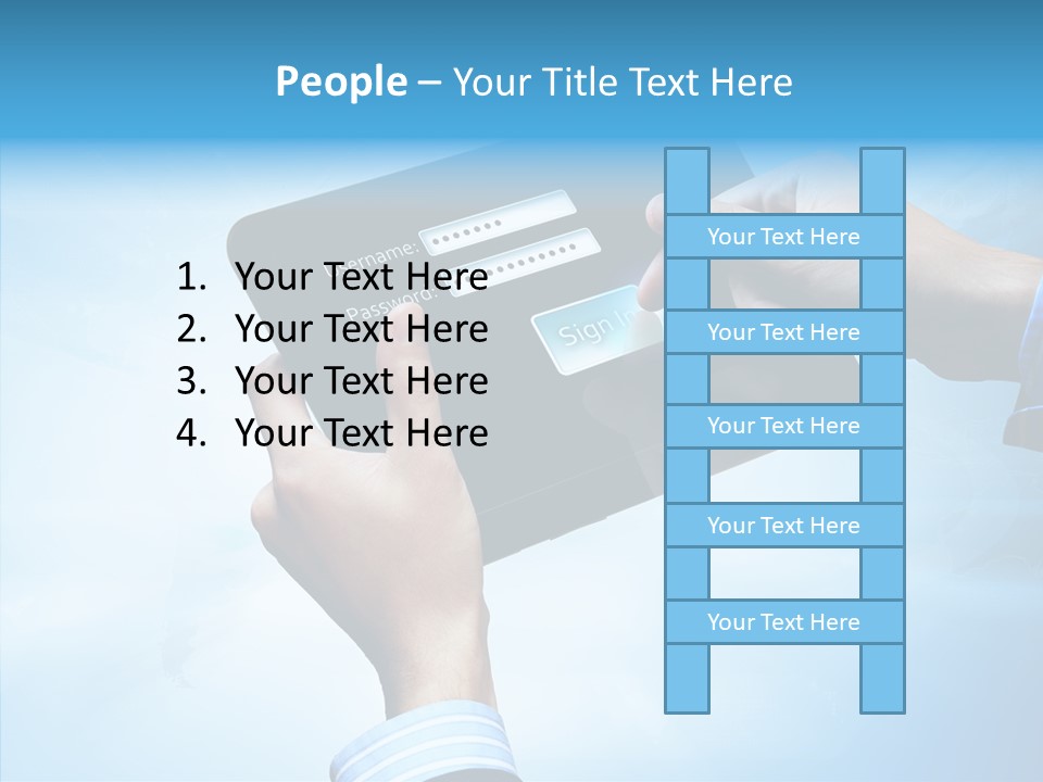 Confidential Security Bank PowerPoint Template