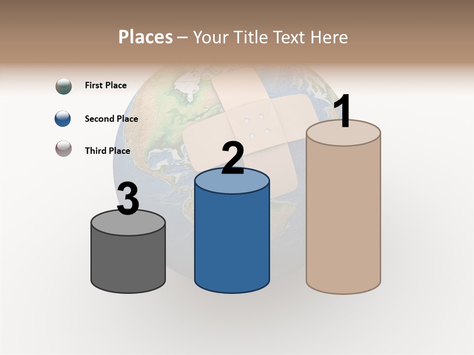 Adhesive Warming World PowerPoint Template