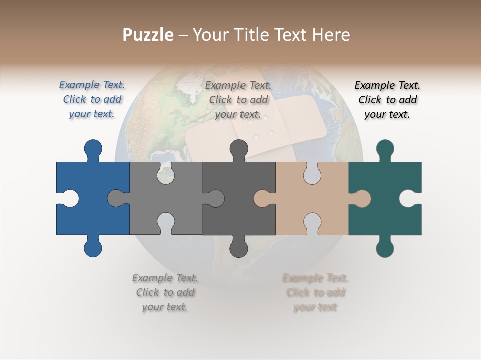 Adhesive Warming World PowerPoint Template