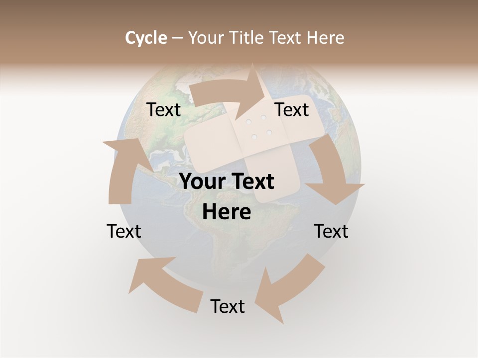 Adhesive Warming World PowerPoint Template