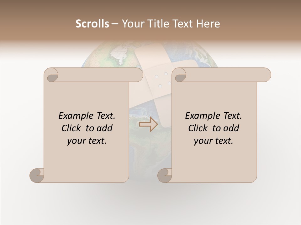 Adhesive Warming World PowerPoint Template