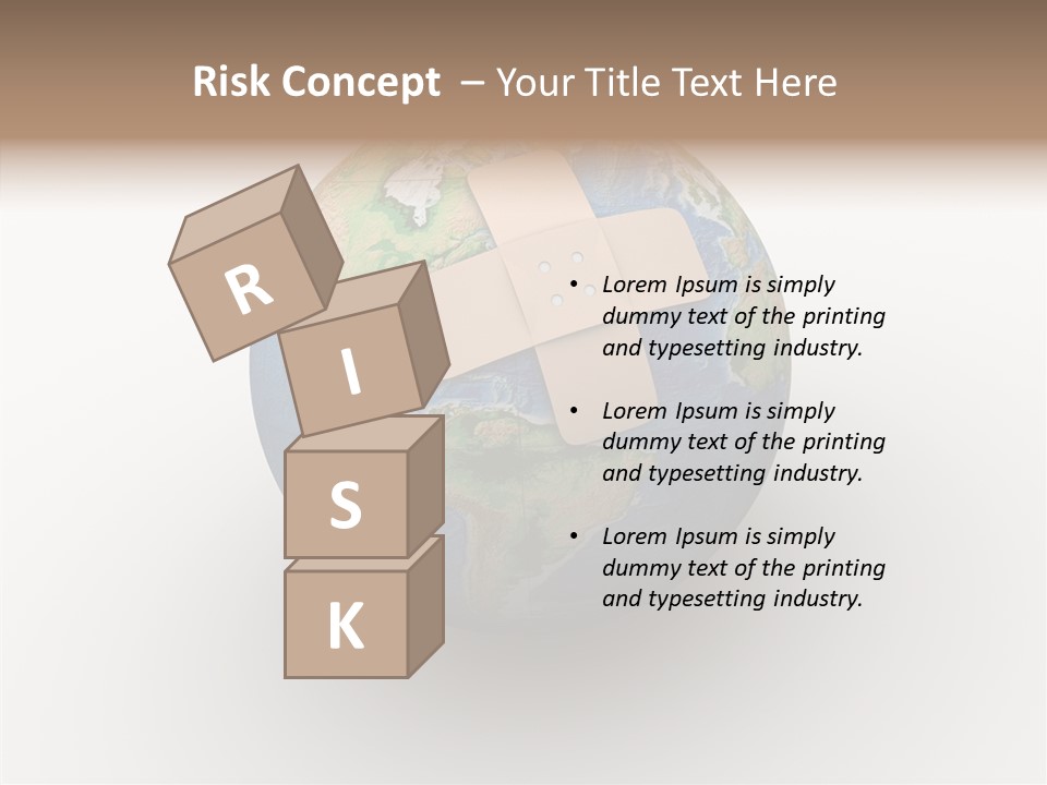 Adhesive Warming World PowerPoint Template