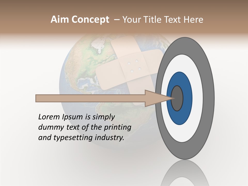 Adhesive Warming World PowerPoint Template