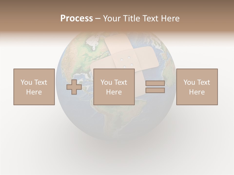 Adhesive Warming World PowerPoint Template