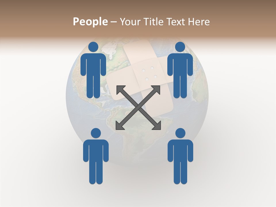 Adhesive Warming World PowerPoint Template