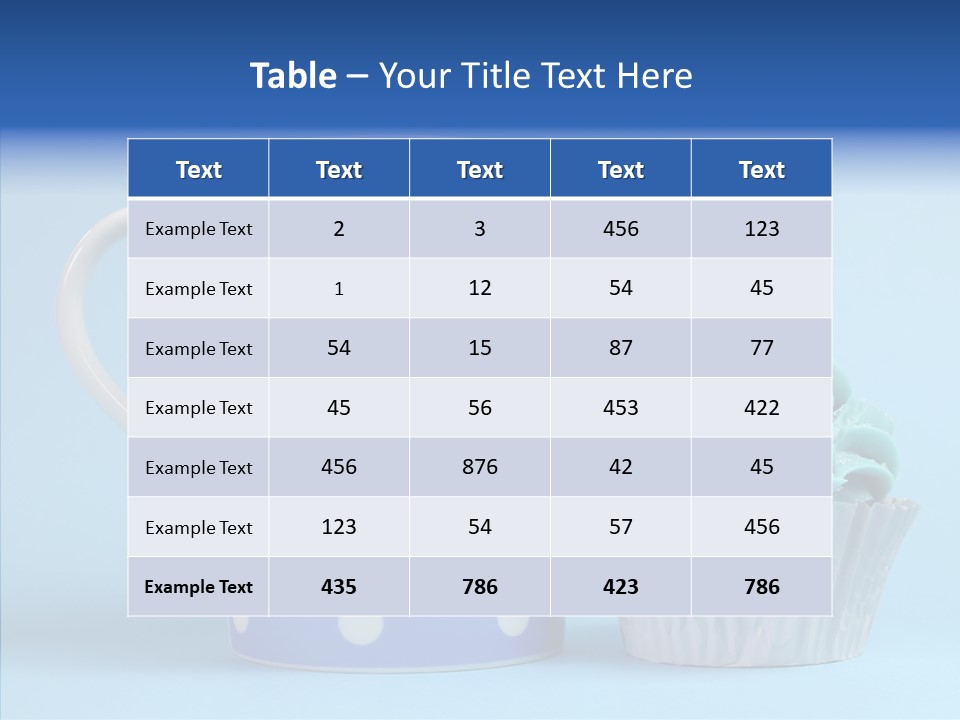 Icing Topper Decoration PowerPoint Template