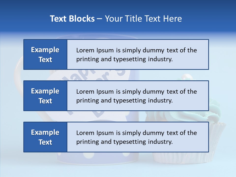 Icing Topper Decoration PowerPoint Template