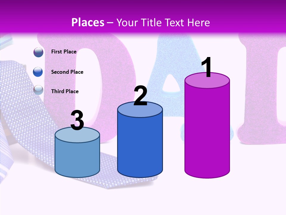 Bright Season Necktie PowerPoint Template