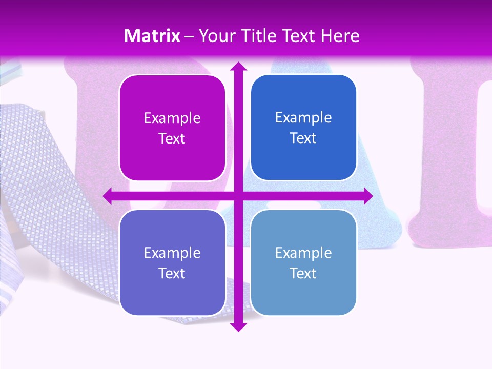 Bright Season Necktie PowerPoint Template