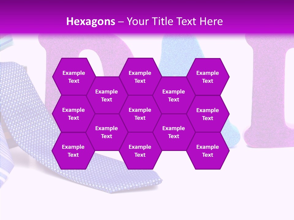 Bright Season Necktie PowerPoint Template