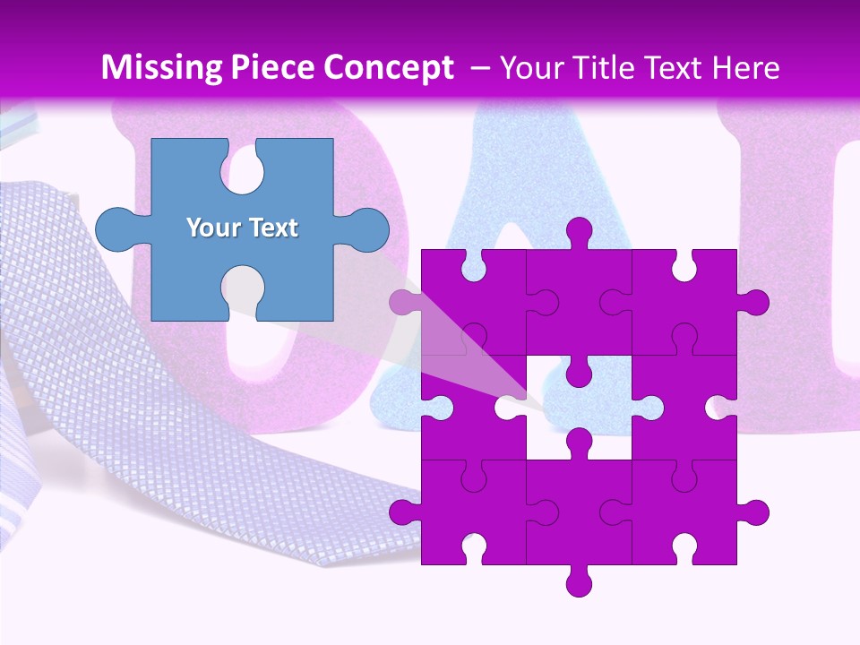 Bright Season Necktie PowerPoint Template