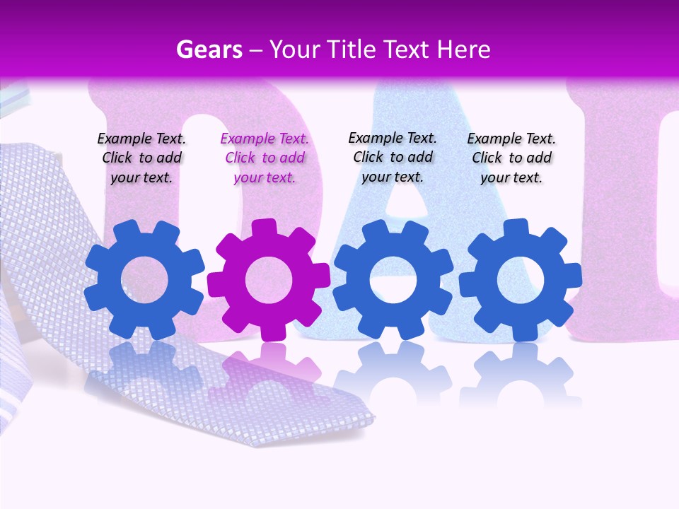 Bright Season Necktie PowerPoint Template