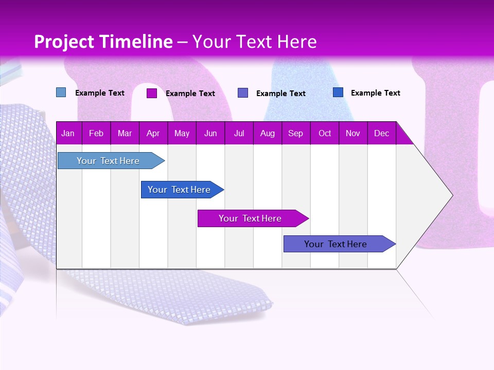 Bright Season Necktie PowerPoint Template