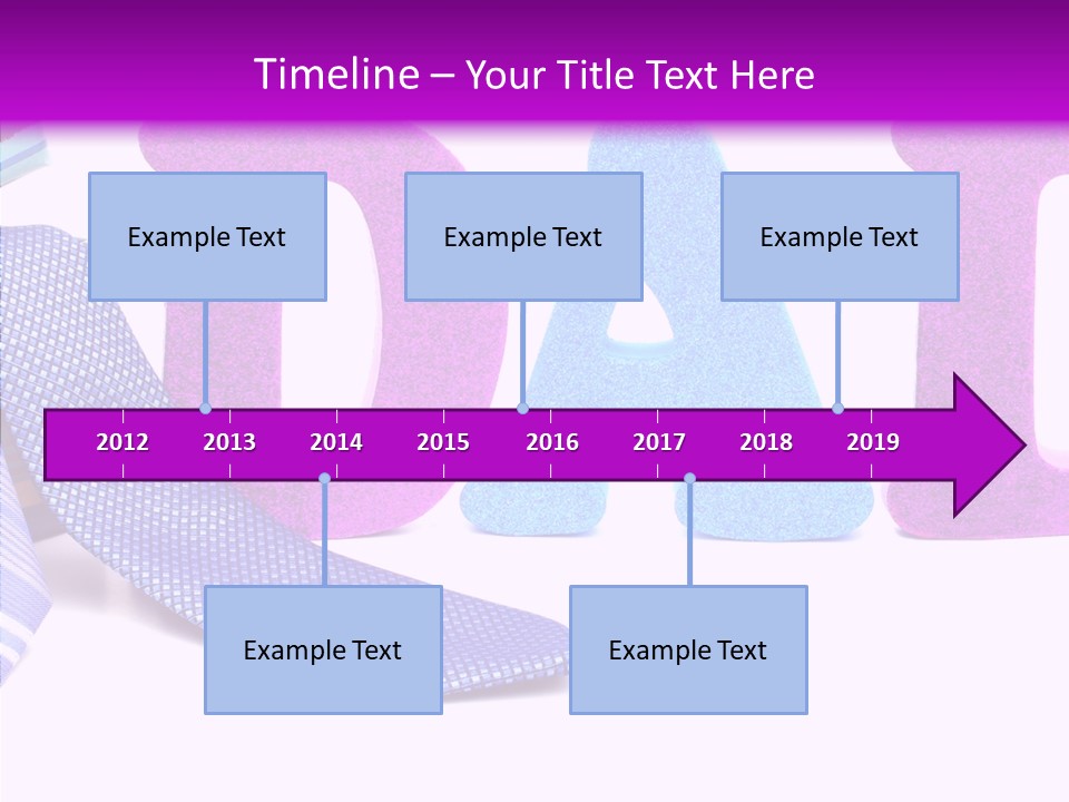 Bright Season Necktie PowerPoint Template