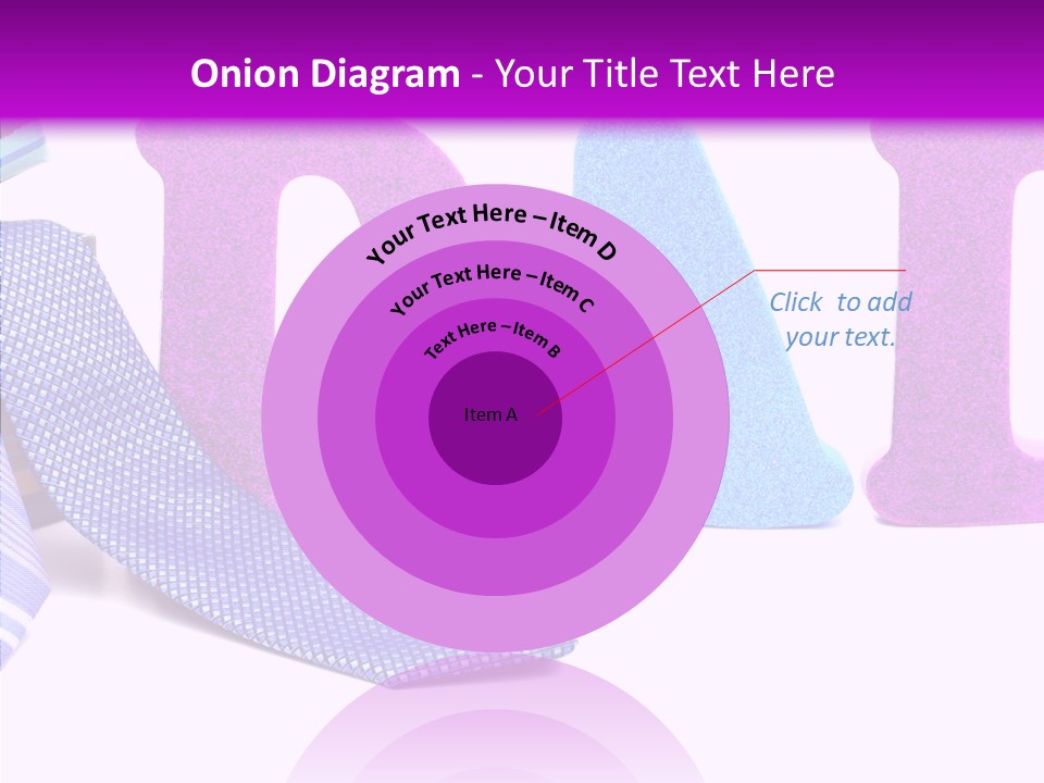 Bright Season Necktie PowerPoint Template