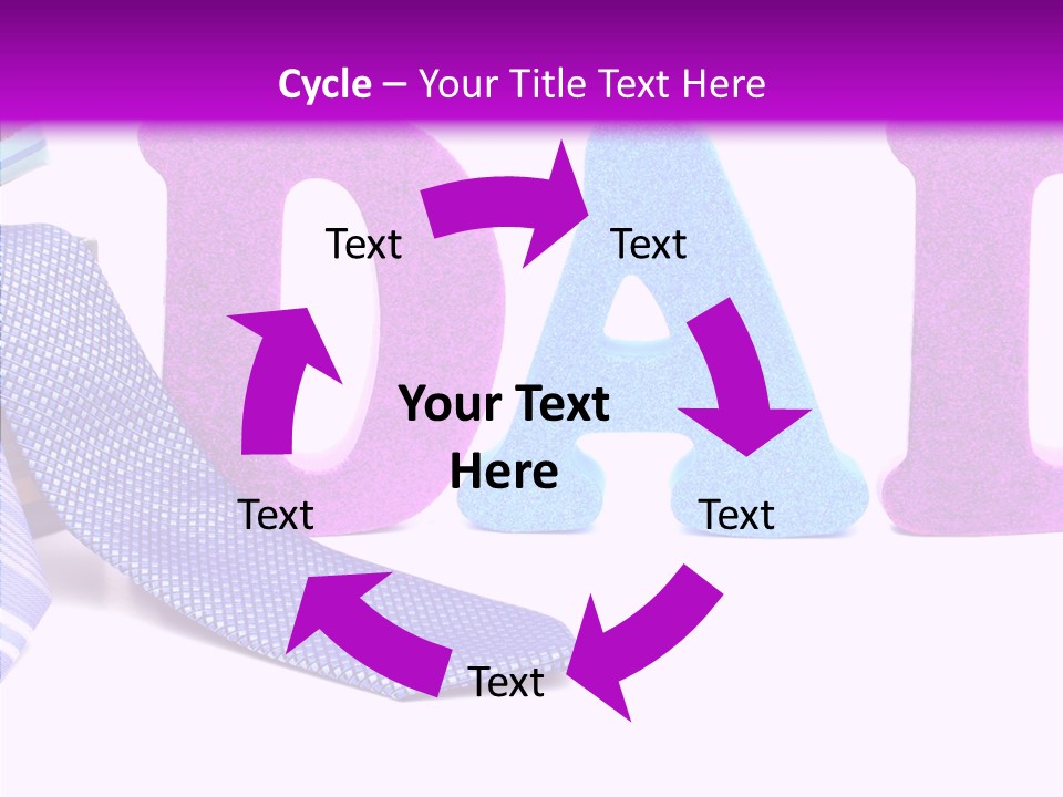 Bright Season Necktie PowerPoint Template