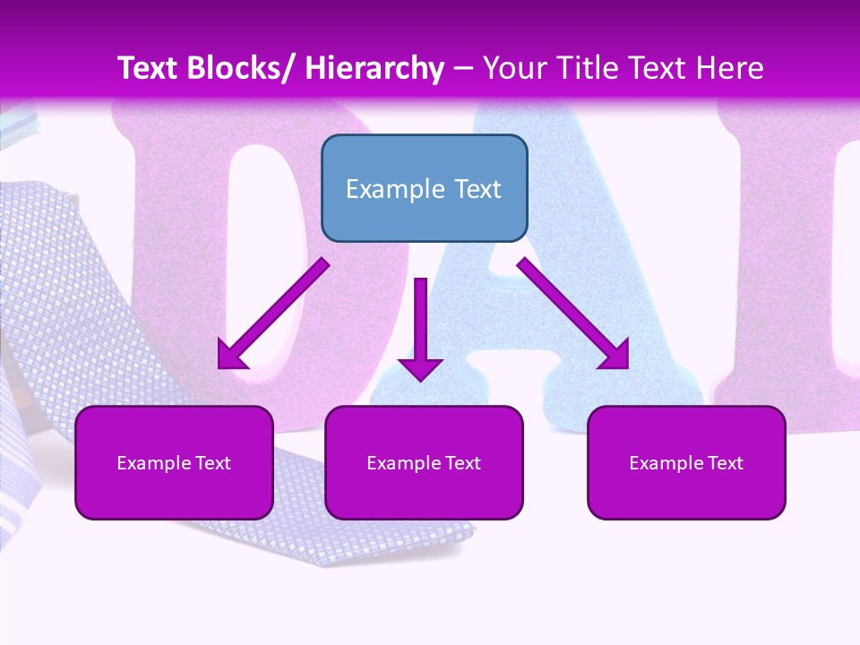Bright Season Necktie PowerPoint Template