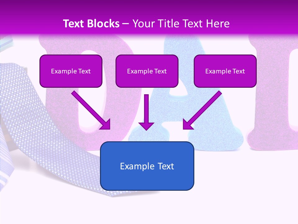 Bright Season Necktie PowerPoint Template