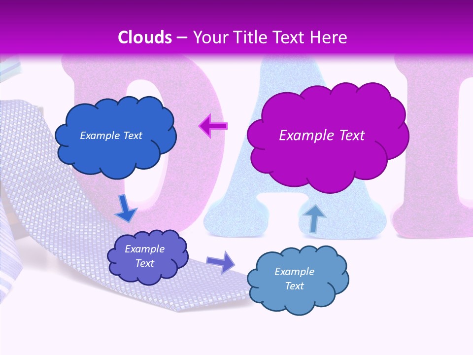 Bright Season Necktie PowerPoint Template