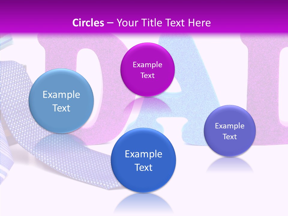 Bright Season Necktie PowerPoint Template