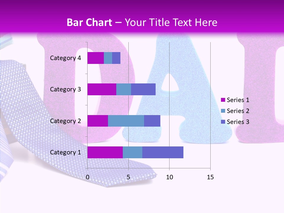 Bright Season Necktie PowerPoint Template