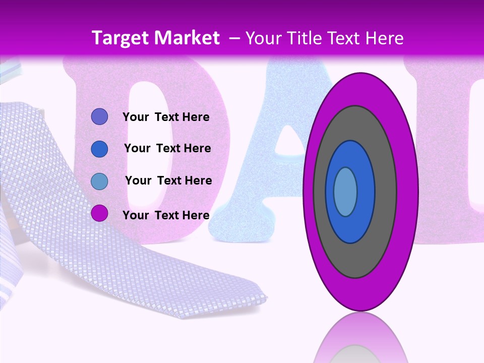 Bright Season Necktie PowerPoint Template