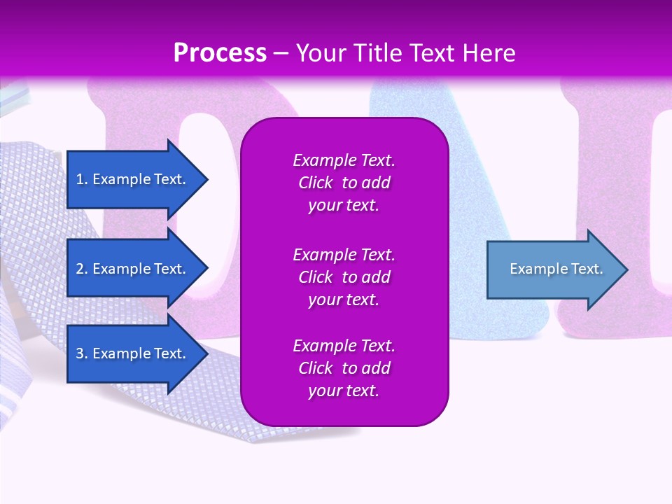 Bright Season Necktie PowerPoint Template