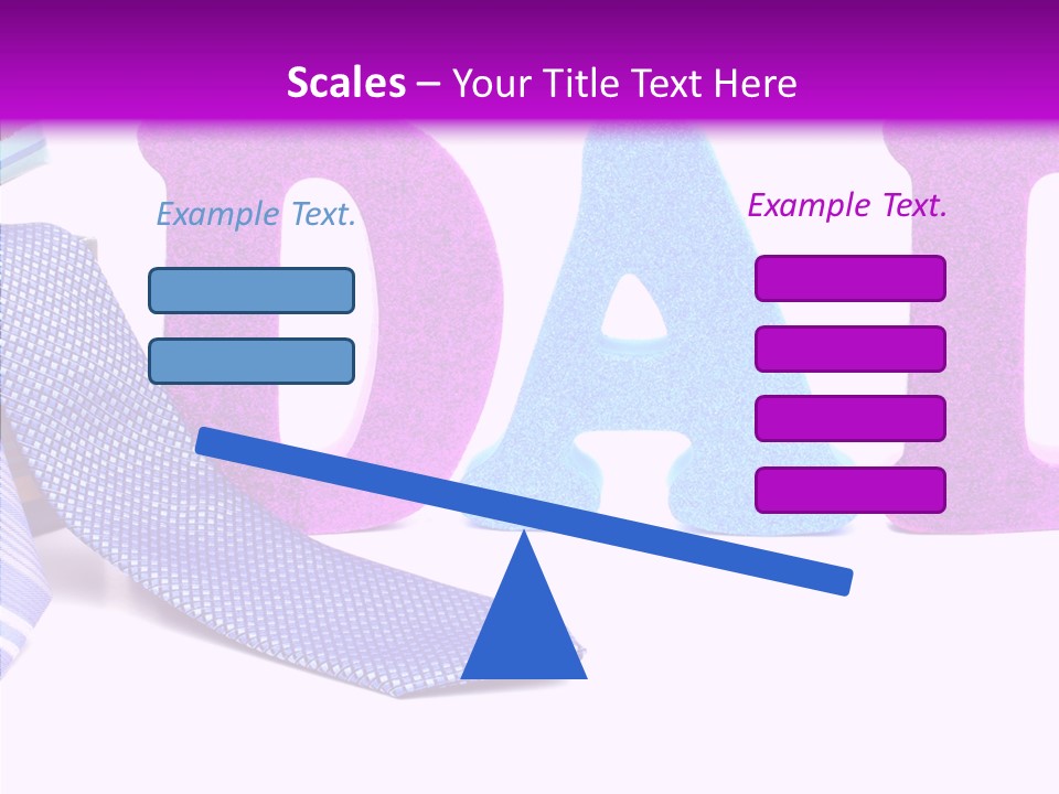 Bright Season Necktie PowerPoint Template