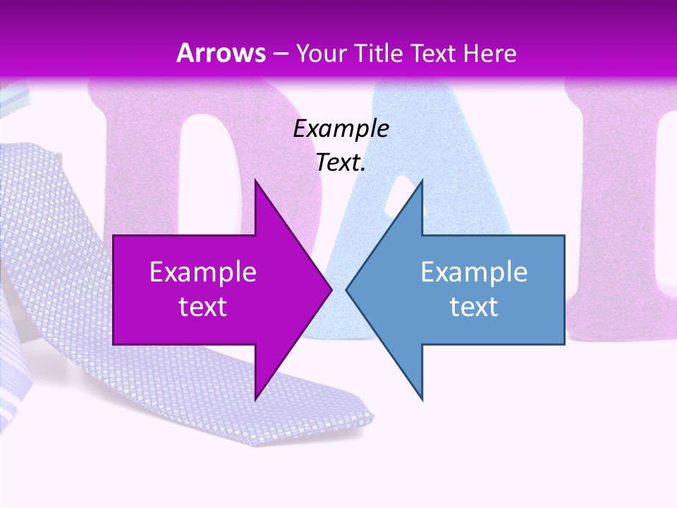 Bright Season Necktie PowerPoint Template