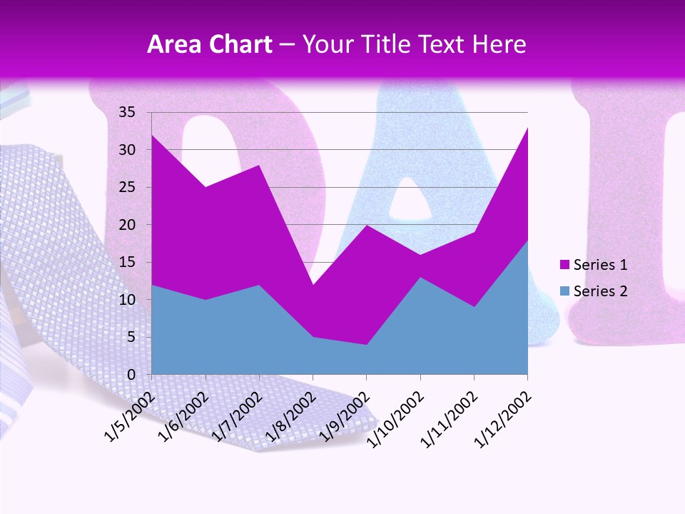 Bright Season Necktie PowerPoint Template