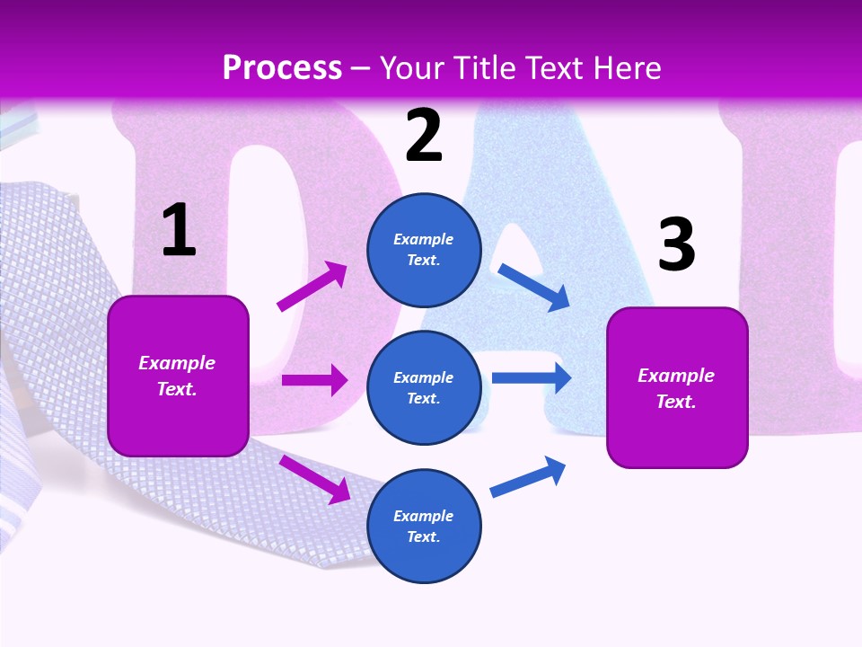 Bright Season Necktie PowerPoint Template