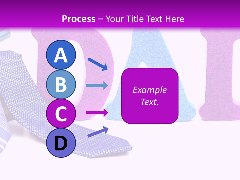 Bright Season Necktie PowerPoint Template