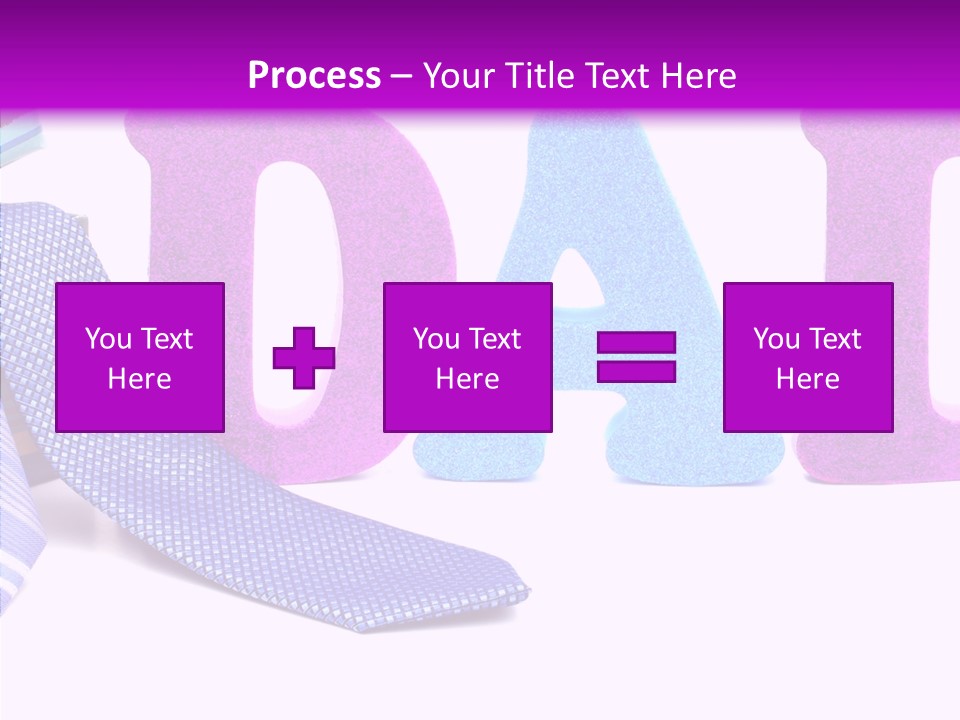 Bright Season Necktie PowerPoint Template