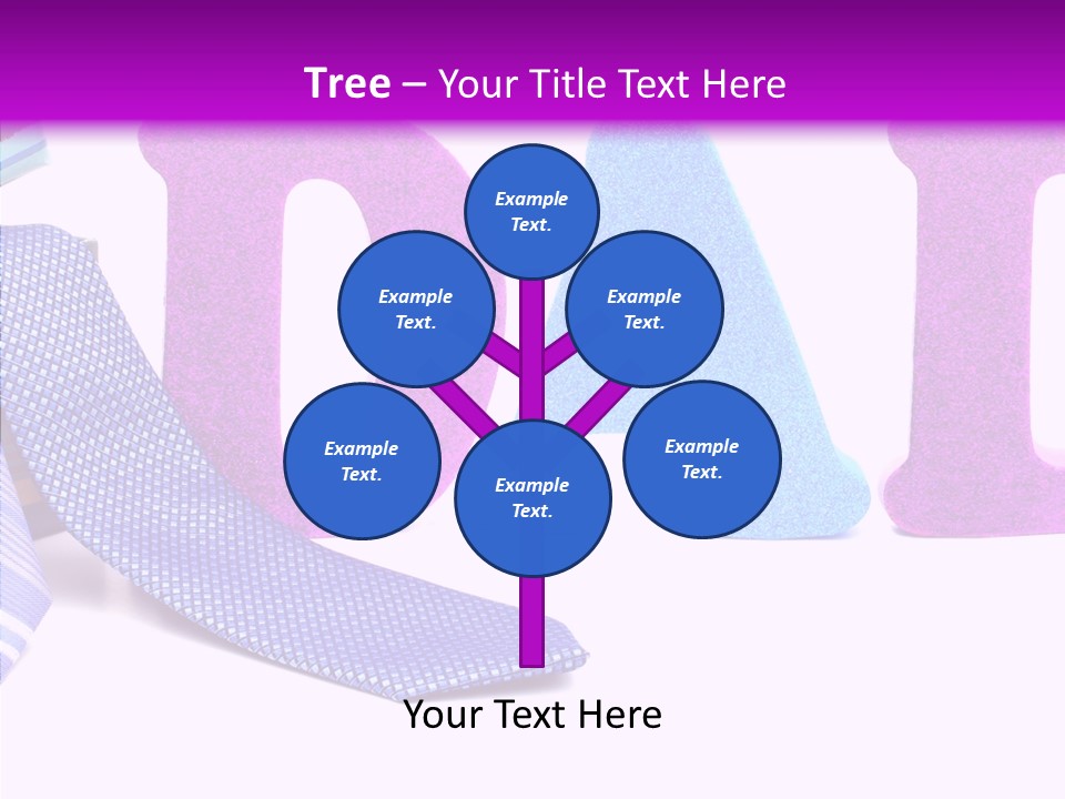 Bright Season Necktie PowerPoint Template