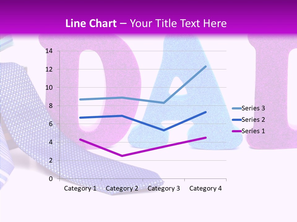 Bright Season Necktie PowerPoint Template