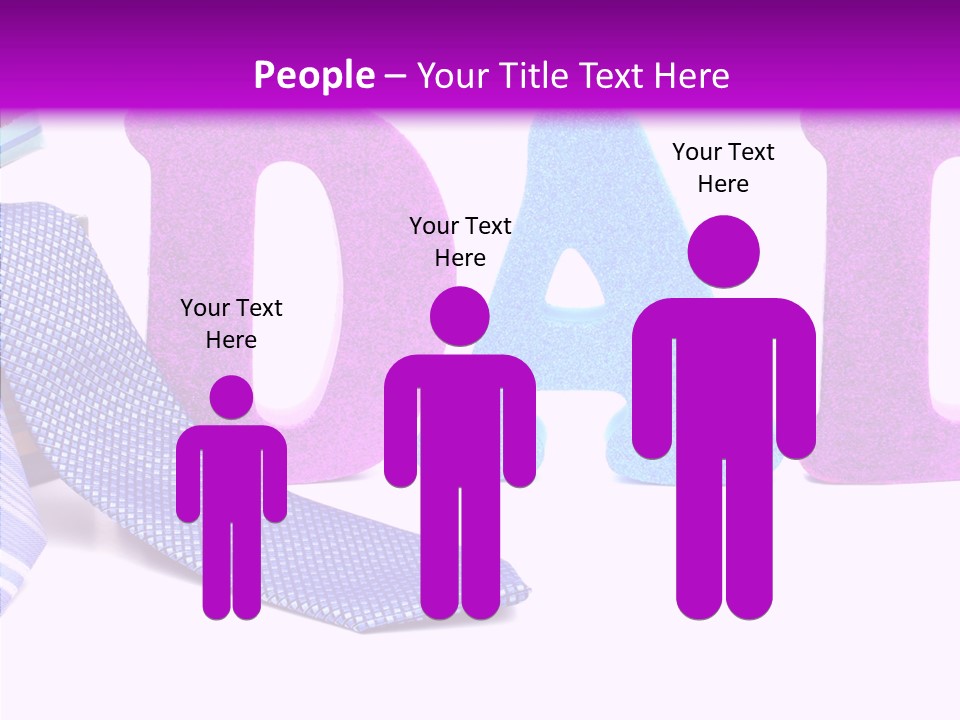 Bright Season Necktie PowerPoint Template