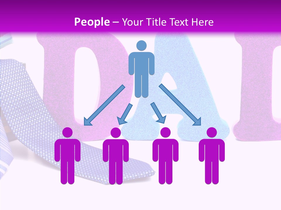 Bright Season Necktie PowerPoint Template