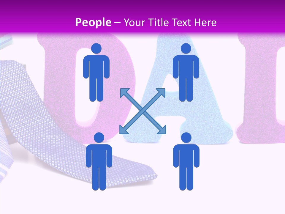 Bright Season Necktie PowerPoint Template