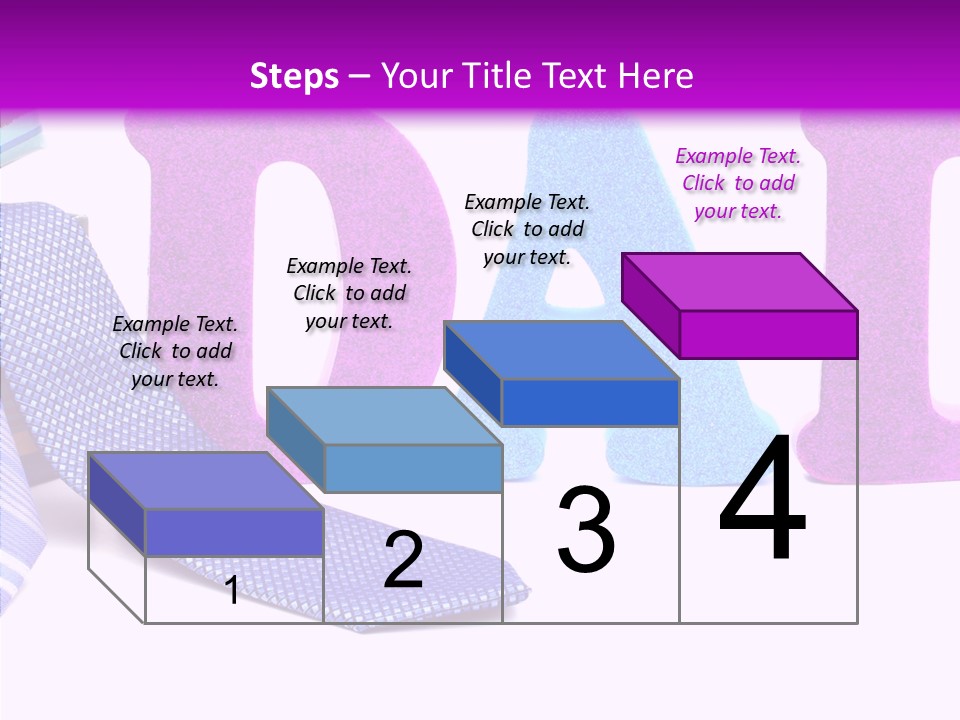 Bright Season Necktie PowerPoint Template