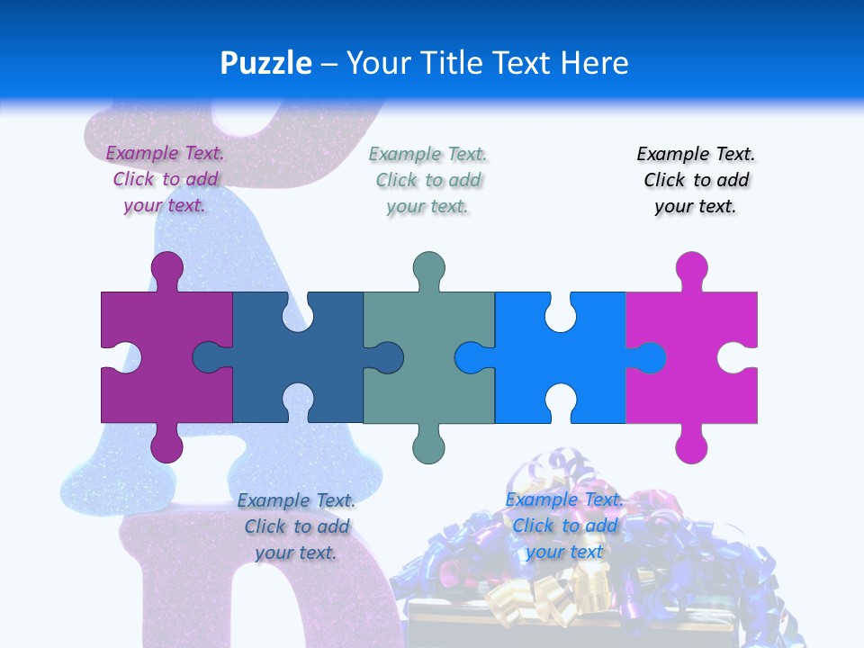 Striped June Masculine PowerPoint Template