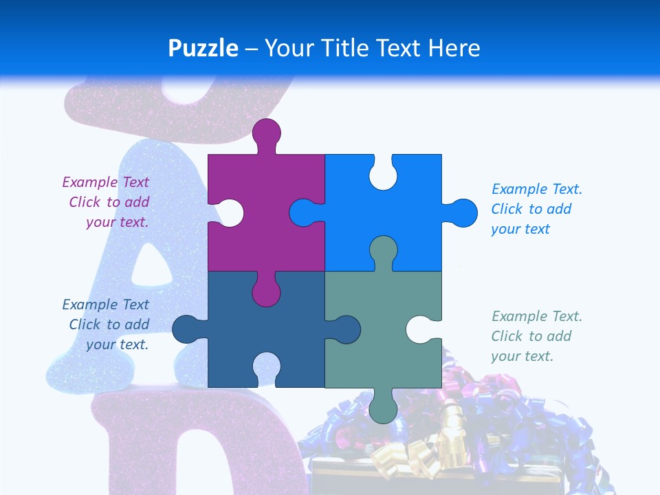 Striped June Masculine PowerPoint Template