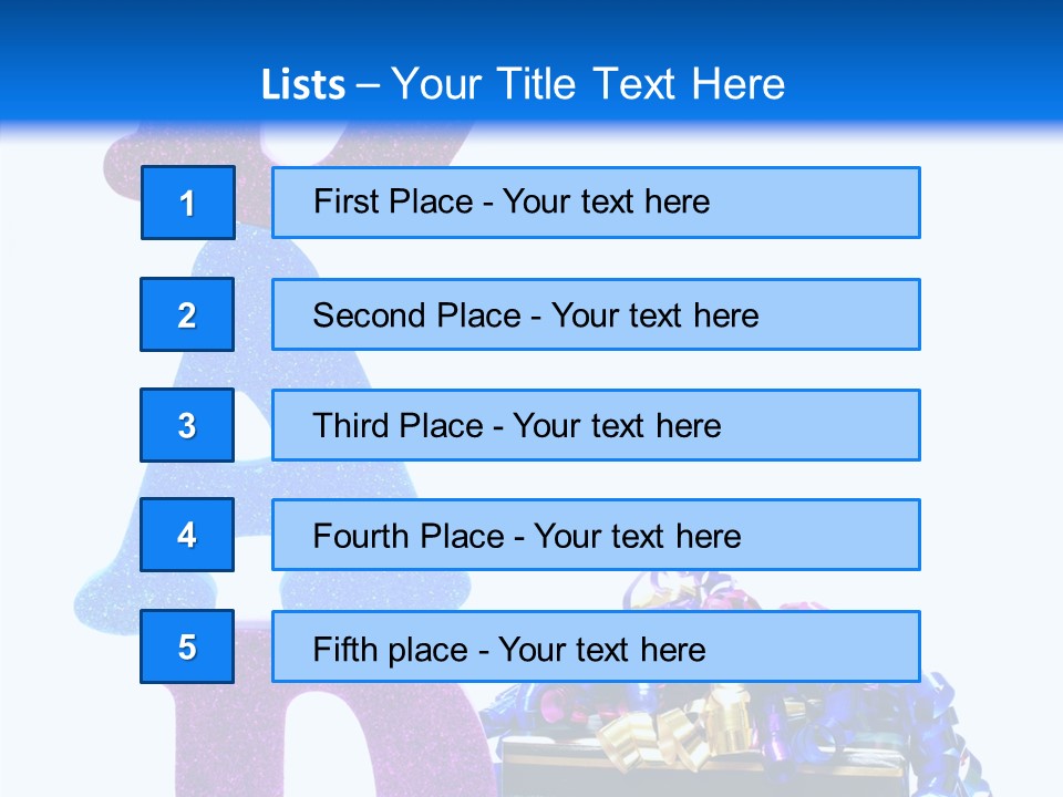 Striped June Masculine PowerPoint Template
