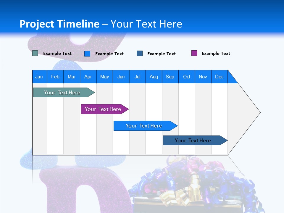 Striped June Masculine PowerPoint Template